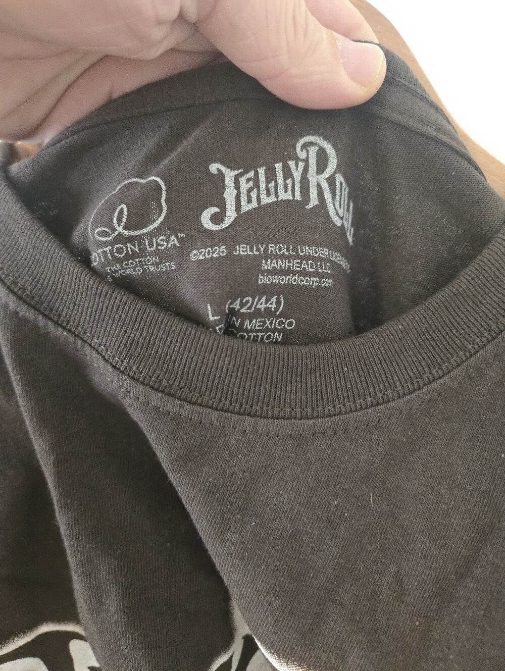 NWT Jelly Roll T Shirt Mens Large Beautifully Broken Country Tour Tee - Picture 4 of 7